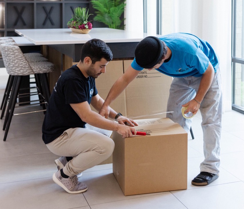 Expert movers handling local moving service efficiently in Katy, Texas with Tera Moving Services.